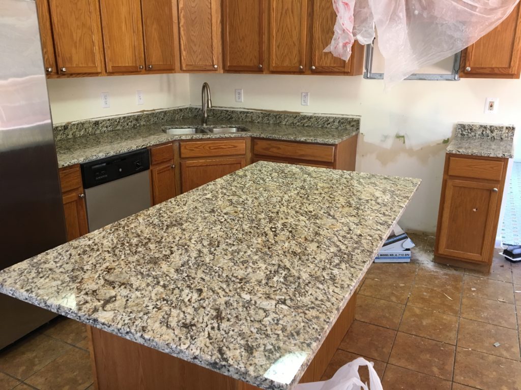 New Gold Granite System Kitchen Countertops Kitchen