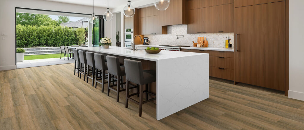 Calacatta Miraggio Duo quartz countertop kitchen
