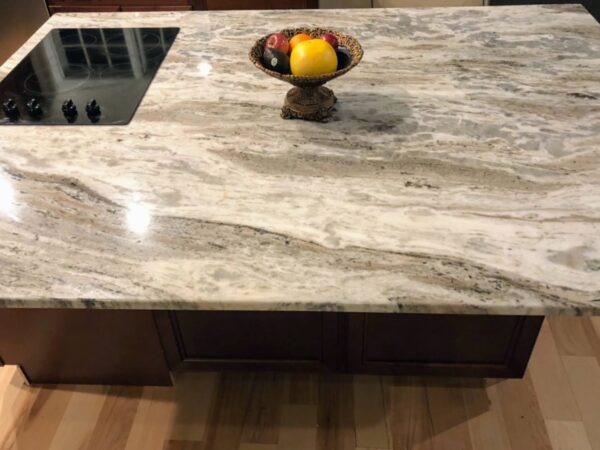luxury-kitchen-island-featuring-brown-fantasy-marble-countertops