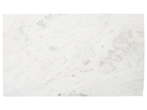 MSI Absolute White marble slab with delicate light gray veining