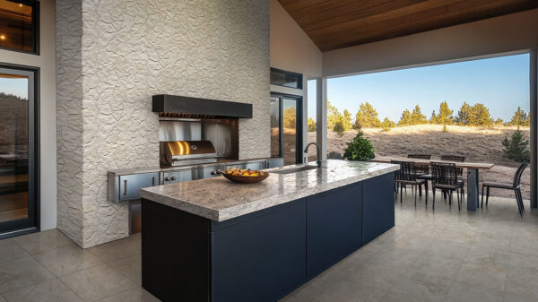 Alpine Valley granite countertop installation