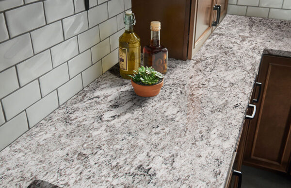 Avalon White granite countertop installation