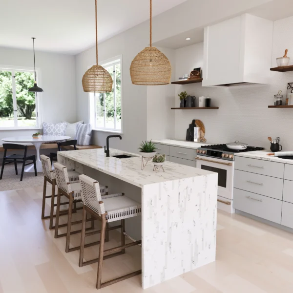 Cambria Brittanicca Block quartz application