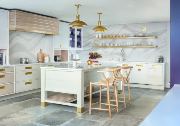 Cambria Brittanicca Warm quartz application