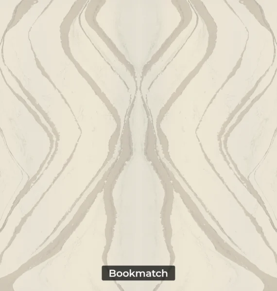 Cambria Brittanicca Warm quartz bookmatch
