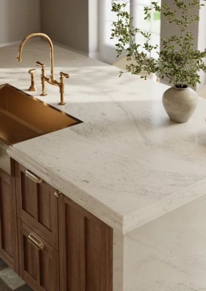 Cambria Claremont quartz application
