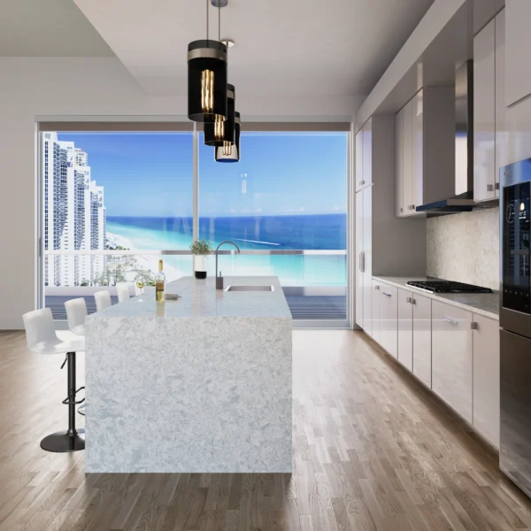 Cambria Clifton quartz application