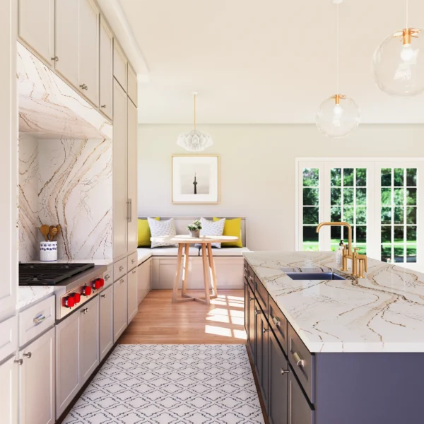 Cambria Clovelly quartz application