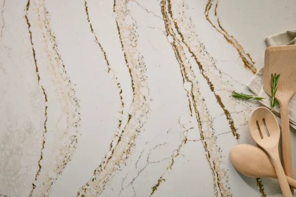 Cambria Clovelly quartz styled detail