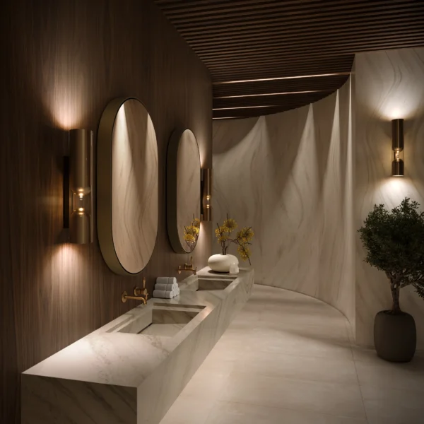 Cambria Everleigh Warm quartz application
