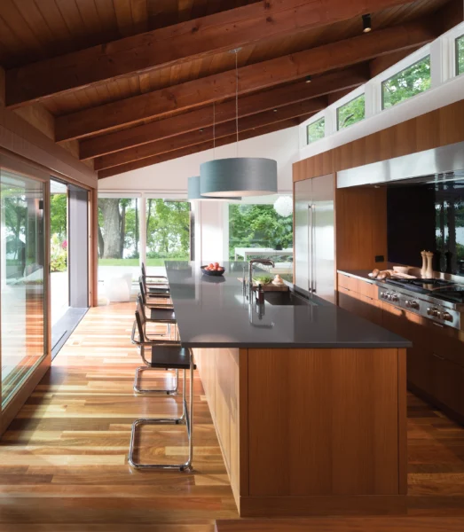 Cambria Fieldstone quartz application