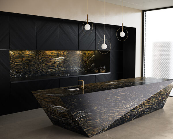 Cambria Golden Dragon quartz application