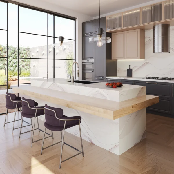 Cambria Hailey quartz application