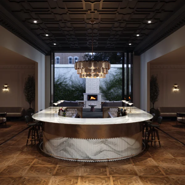 Cambria Harlow quartz application