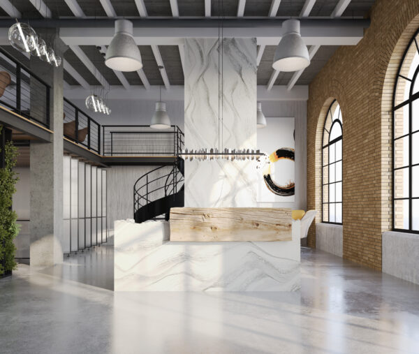 Cambria Harlow quartz application