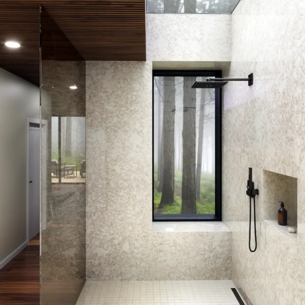 Cambria Hermitage quartz application