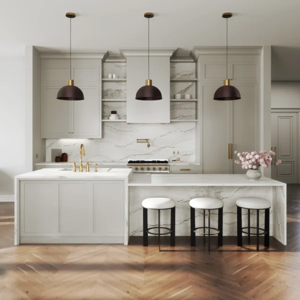 Cambria Inverness Blakeley quartz application