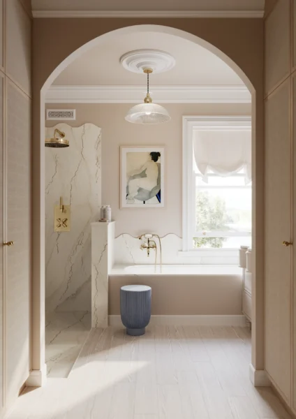 Cambria Inverness Blakeley quartz application