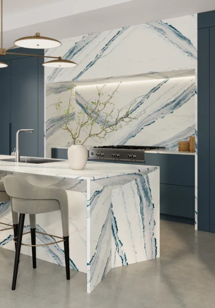 Cambria Inverness Bristol Bay quartz application