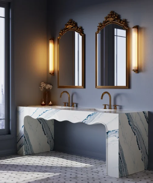 Cambria Inverness Bristol Bay quartz application