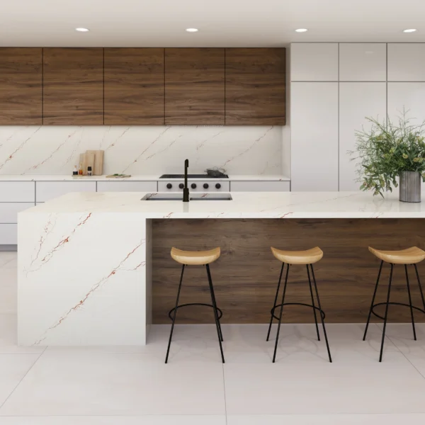 Cambria Inverness Bronze quartz application