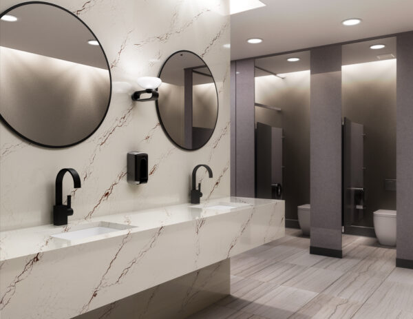 Cambria Inverness Bronze quartz application