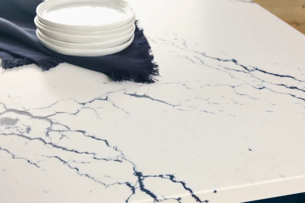 Cambria Inverness Cobalt quartz styled detail
