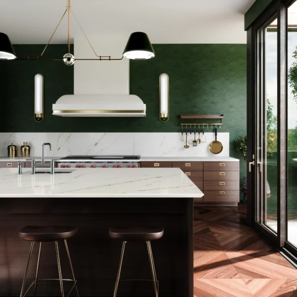 Cambria Inverness Gold quartz application