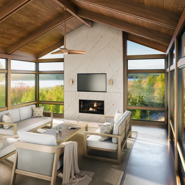 Cambria Inverness Gold quartz application