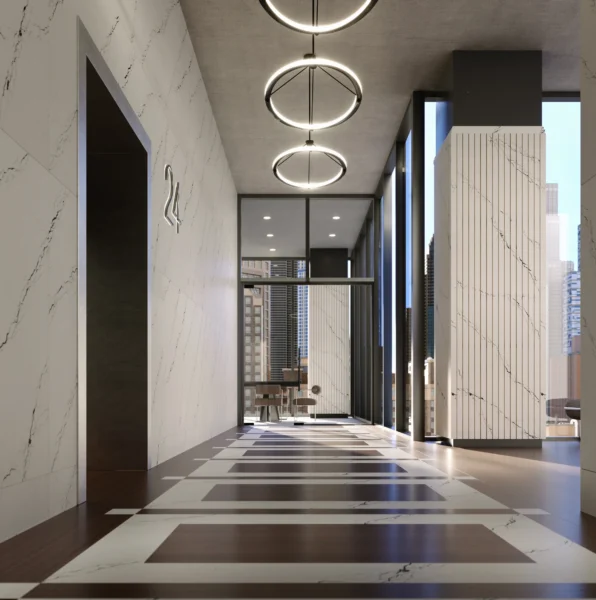 Cambria Inverness Platinum quartz application