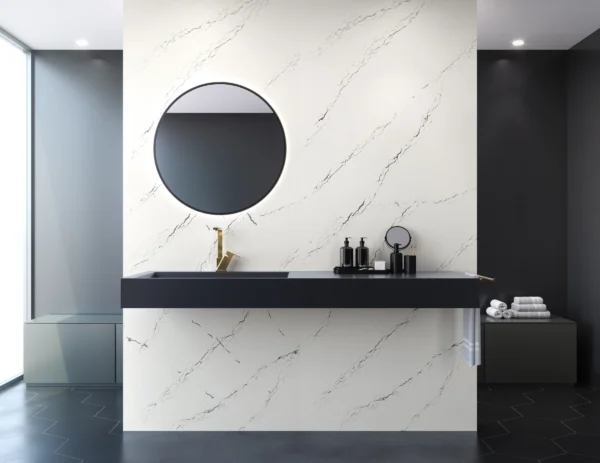 Cambria Inverness Platinum quartz application