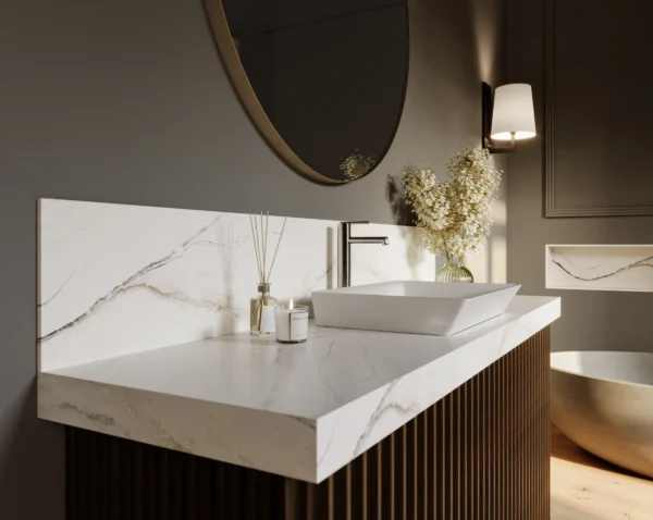Cambria Lakedale quartz application