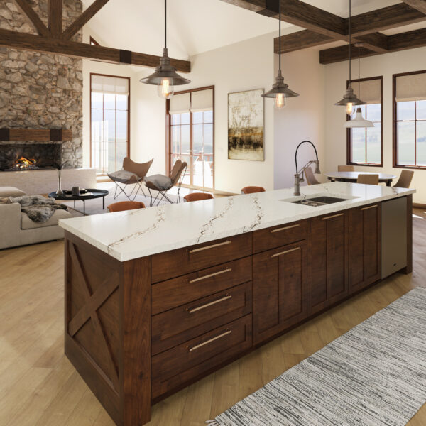 Cambria Notting Hill quartz application