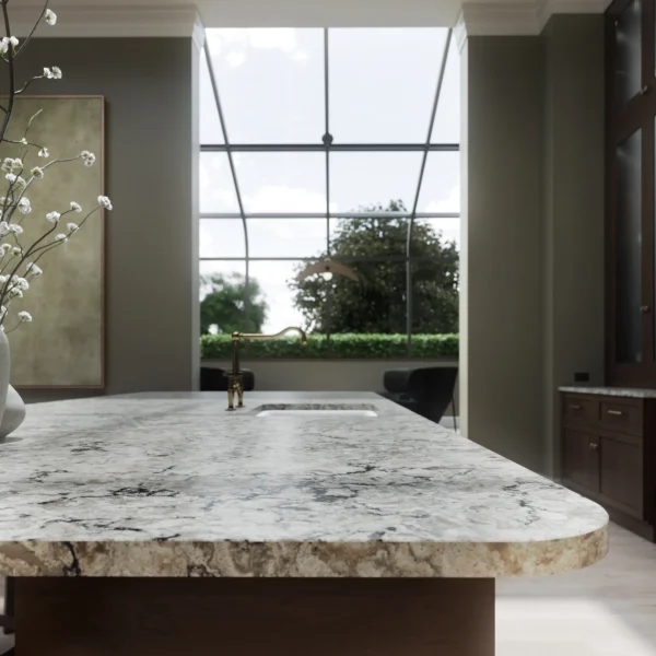 Cambria Praa Sands quartz application
