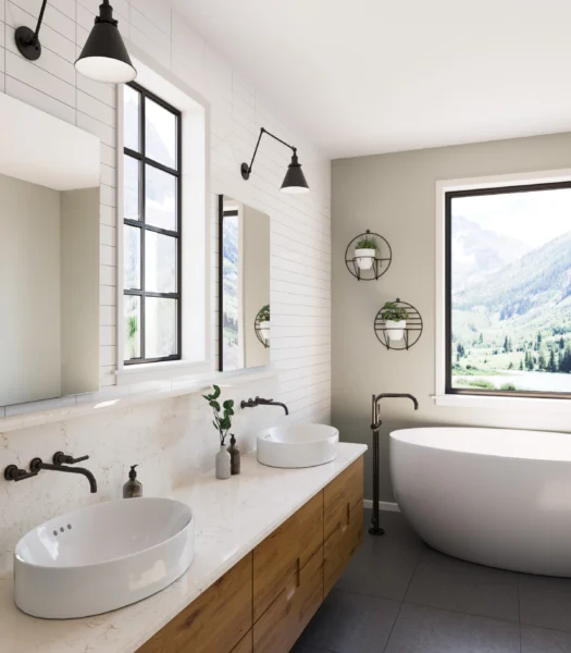 Cambria Ridgegate quartz application