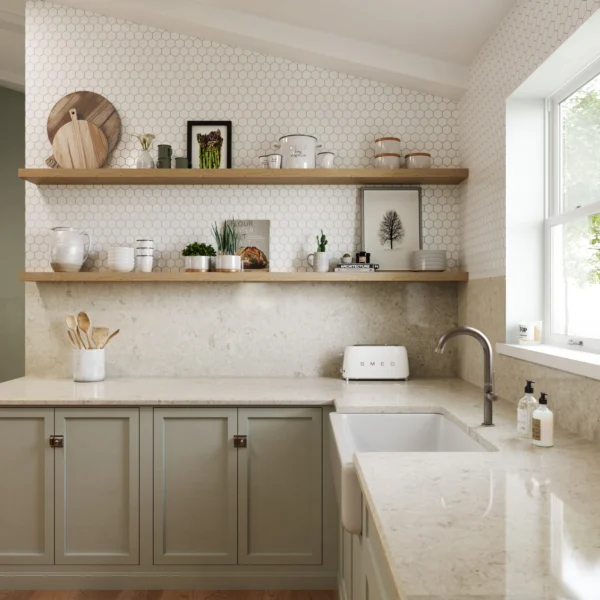 Cambria Risegate quartz application
