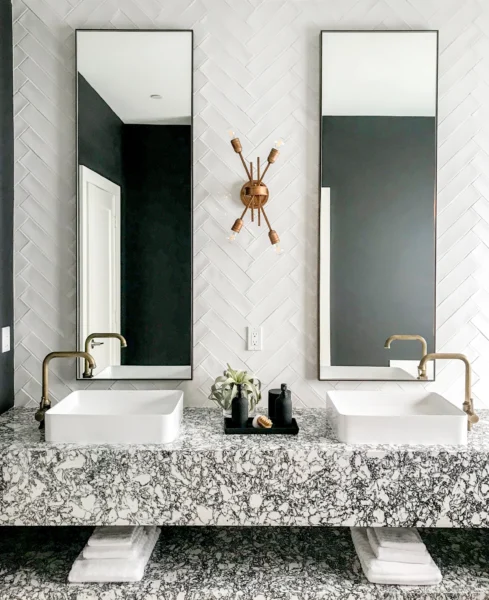 Cambria Rose Bay quartz application