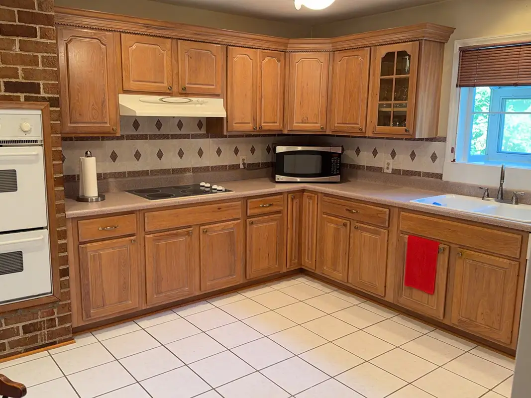 Kitchen or bathroom countertops before installation
