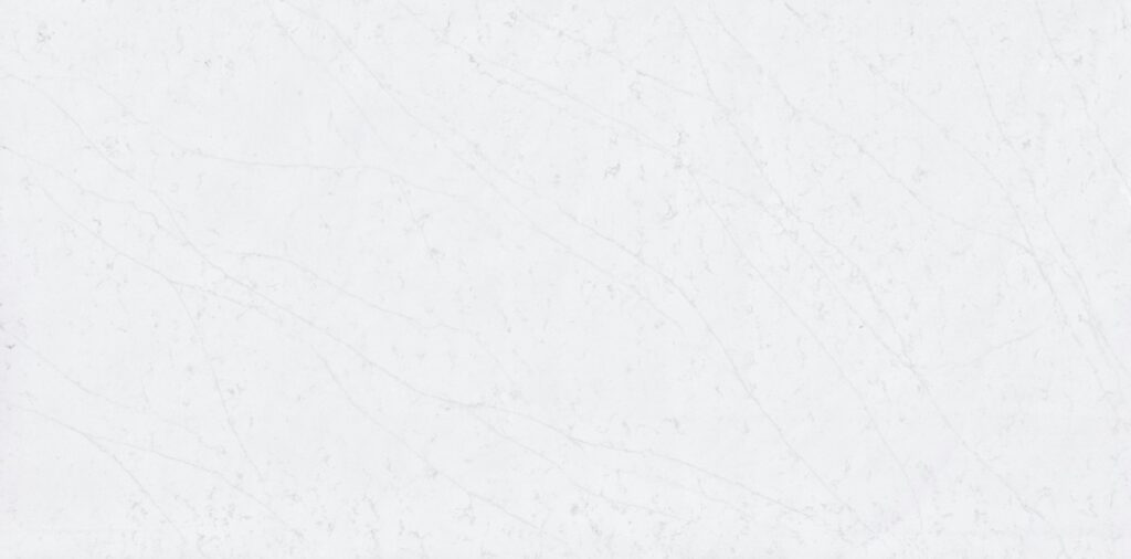 Silestone Et Statuario full slab with a white background with delicate gray diagonal veins and faint mottling